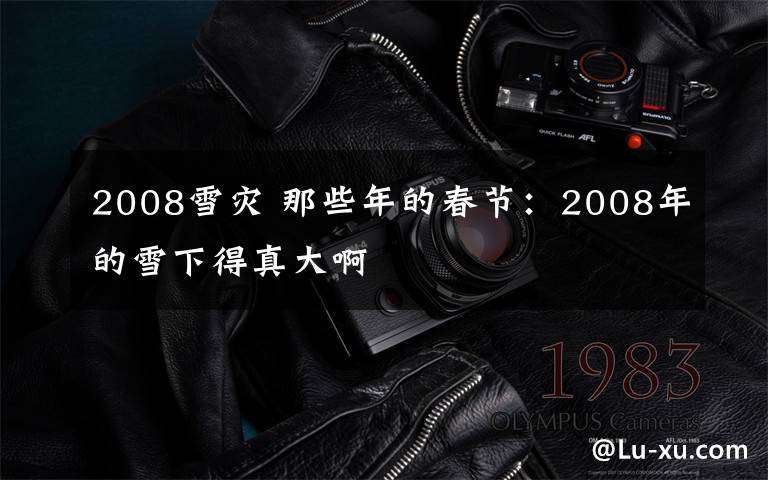 2008雪災(zāi) 那些年的春節(jié)：2008年的雪下得真大啊