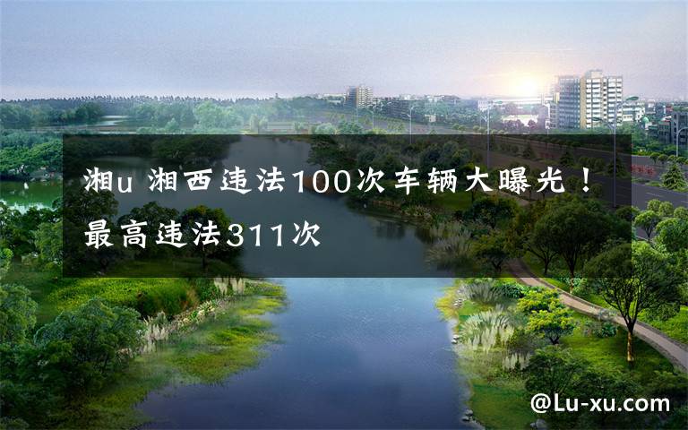 湘u 湘西違法100次車輛大曝光！最高違法311次