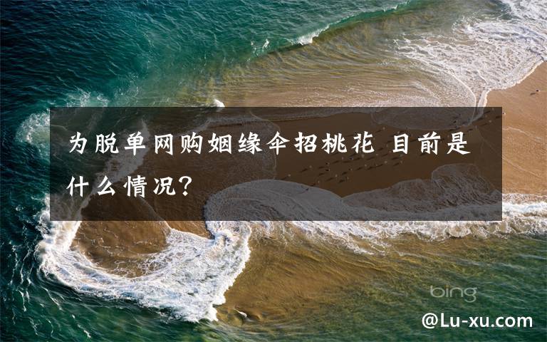 為脫單網(wǎng)購(gòu)姻緣傘招桃花 目前是什么情況？