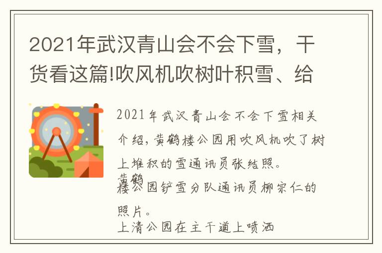 2021年武漢青山會不會下雪，干貨看這篇!吹風機吹樹葉積雪、給化石開暖氣…… 武漢公園多種措施應對雪天