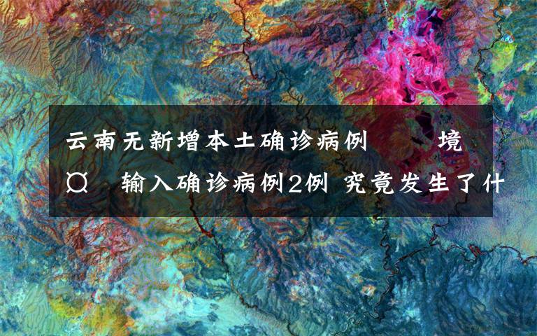 云南無(wú)新增本土確診病例?? 境外輸入確診病例2例 究竟發(fā)生了什么?