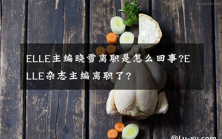 ELLE主編曉雪離職是怎么回事?ELLE雜志主編離職了?