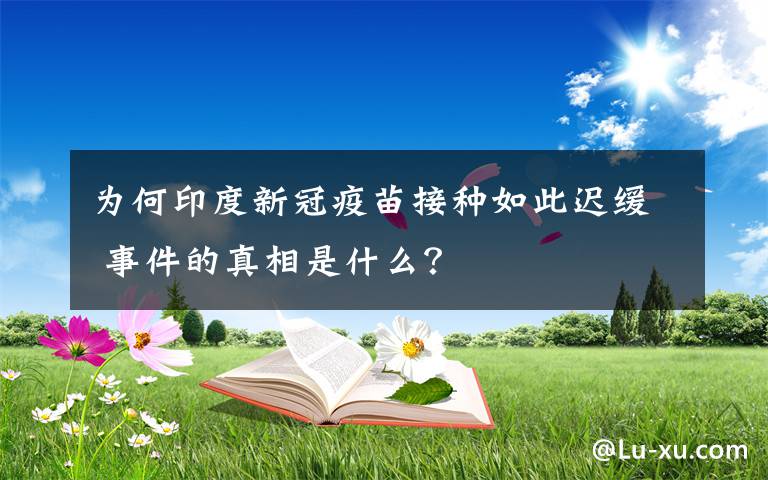 為何印度新冠疫苗接種如此遲緩 事件的真相是什么？