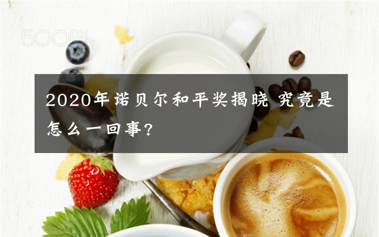 2020年諾貝爾和平獎揭曉 究竟是怎么一回事?