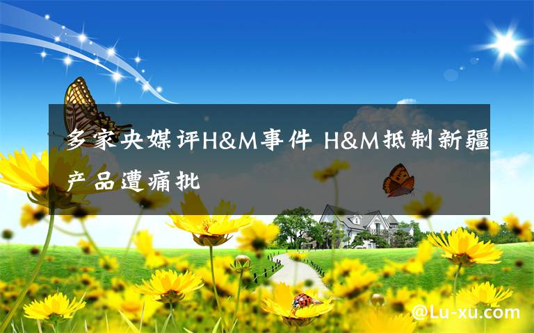 多家央媒評(píng)H&M事件 H&M抵制新疆產(chǎn)品遭痛批