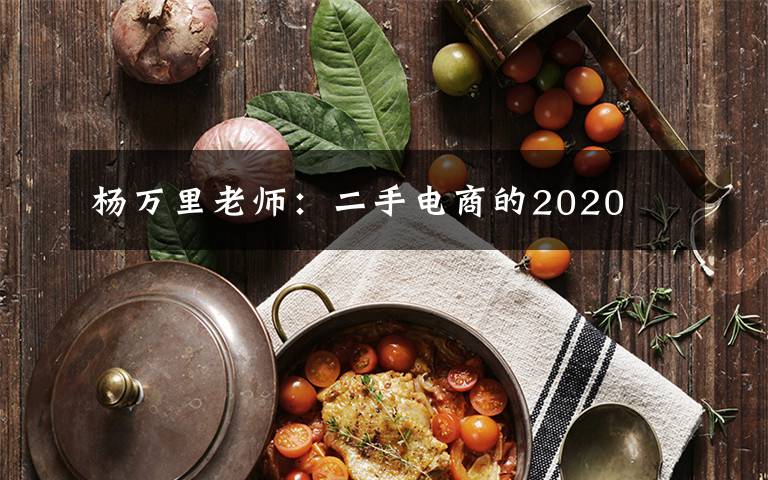 楊萬(wàn)里老師：二手電商的2020