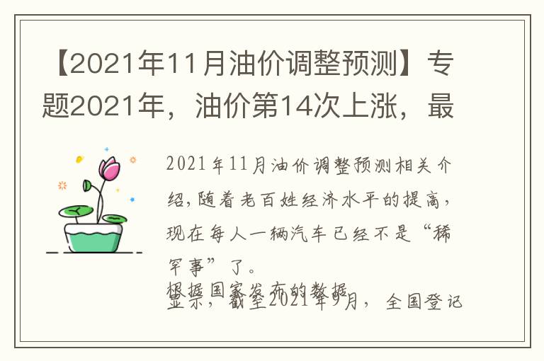 【2021年11月油價調(diào)整預(yù)測】專題2021年，油價第14次上漲，最高突破10元/升！未來有可能下降嗎？