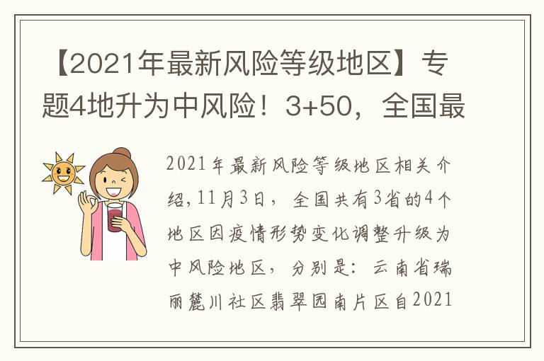 【2021年最新風(fēng)險(xiǎn)等級(jí)地區(qū)】專題4地升為中風(fēng)險(xiǎn)！3+50，全國最新中高風(fēng)險(xiǎn)地區(qū)匯總