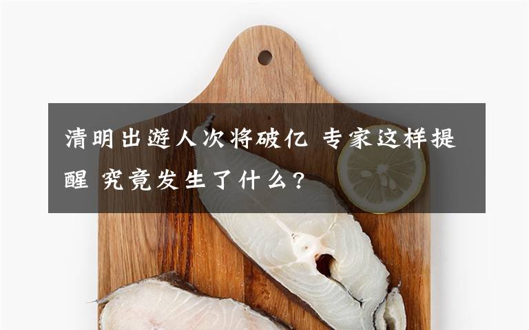 清明出游人次將破億 專家這樣提醒 究竟發(fā)生了什么?