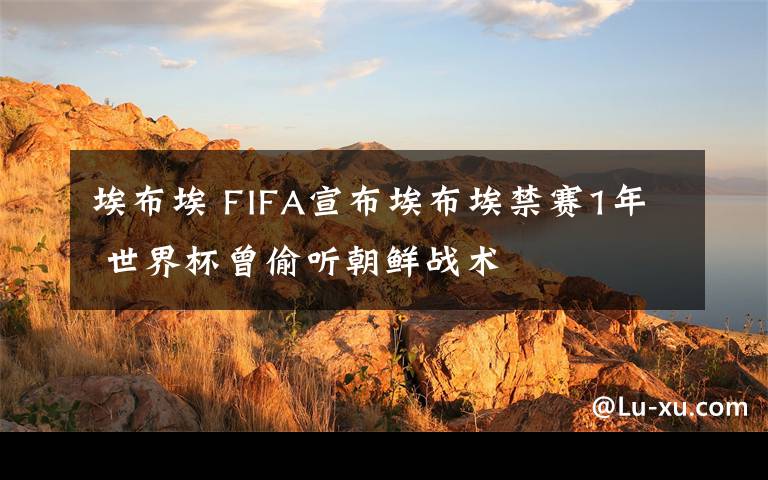 埃布埃 FIFA宣布埃布埃禁賽1年 世界杯曾偷聽朝鮮戰(zhàn)術(shù)