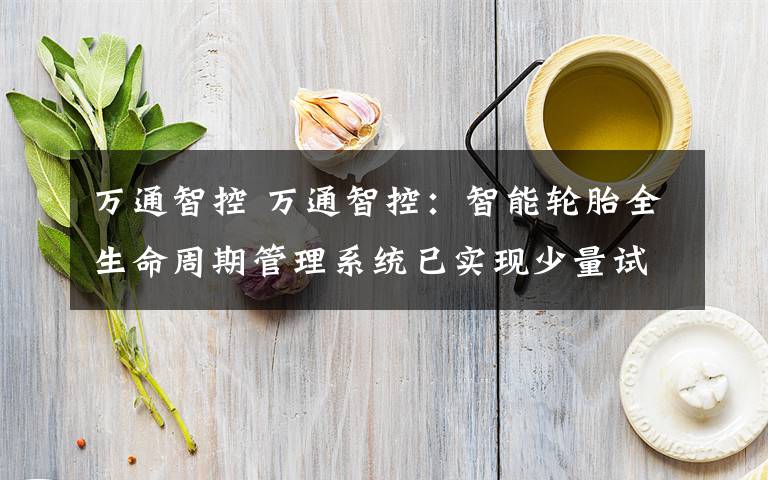 萬通智控 萬通智控：智能輪胎全生命周期管理系統(tǒng)已實(shí)現(xiàn)少量試制產(chǎn)品生產(chǎn)