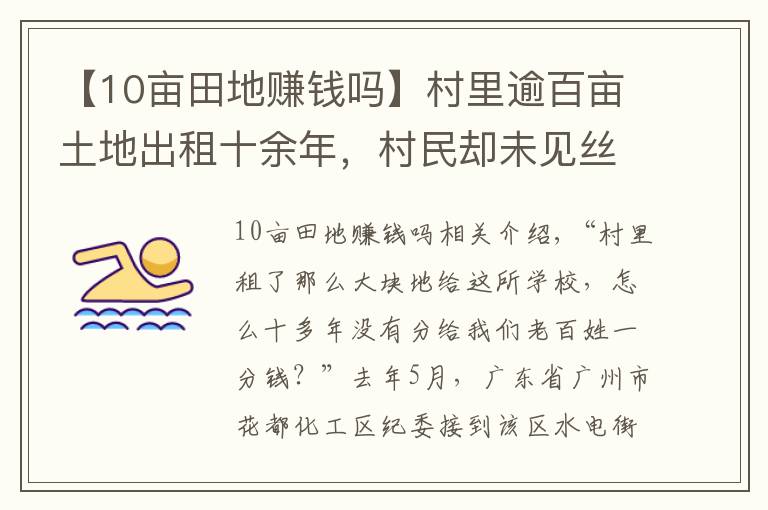 【10畝田地賺錢嗎】村里逾百畝土地出租十余年，村民卻未見絲毫租金，錢呢？