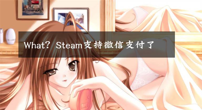 What？Steam支持微信支付了