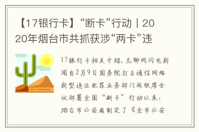 【17銀行卡】“斷卡”行動丨2020年煙臺市共抓獲涉“兩卡”違法犯罪嫌疑人719名