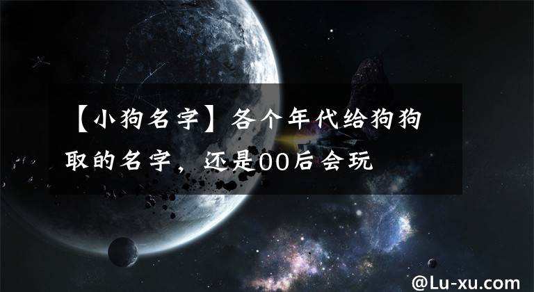 【小狗名字】各個(gè)年代給狗狗取的名字，還是00后會玩