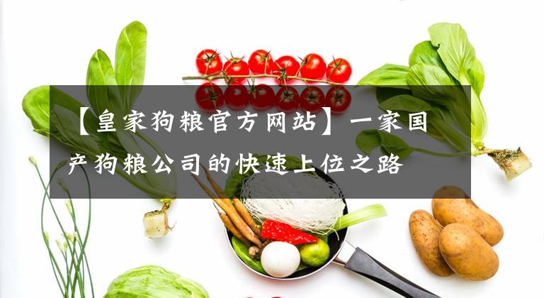 【皇家狗糧官方網(wǎng)站】一家國產(chǎn)狗糧公司的快速上位之路