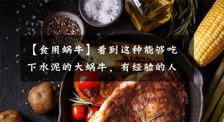 【食用蝸?！靠吹竭@種能夠吃下水泥的大蝸牛，有經(jīng)驗(yàn)的人卻選擇遠(yuǎn)遠(yuǎn)走開(kāi)