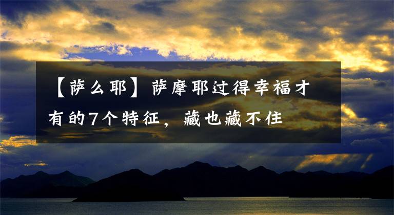 【薩么耶】薩摩耶過得幸福才有的7個特征，藏也藏不住