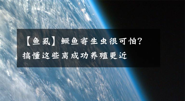 【魚虱】鱖魚寄生蟲很可怕？搞懂這些離成功養(yǎng)殖更近