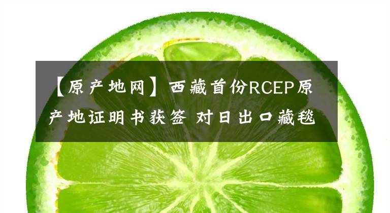 【原產(chǎn)地網(wǎng)】西藏首份RCEP原產(chǎn)地證明書獲簽 對日出口藏毯企業(yè)獲益