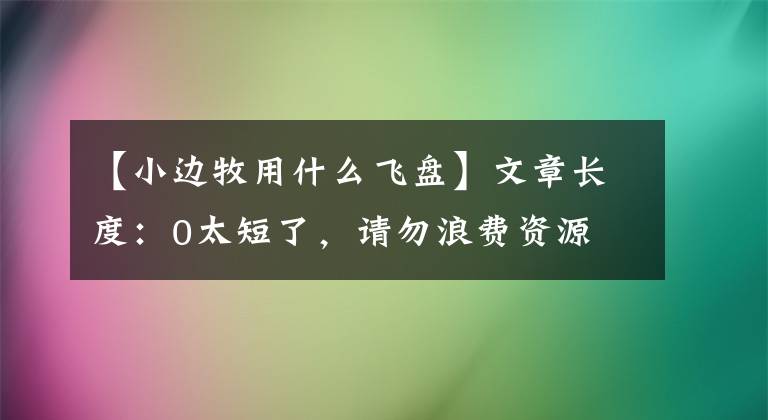 【小邊牧用什么飛盤】文章長度：0太短了，請勿浪費(fèi)資源