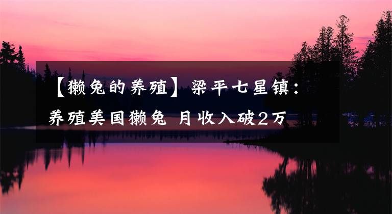 【獺兔的養(yǎng)殖】梁平七星鎮(zhèn)：養(yǎng)殖美國獺兔 月收入破2萬