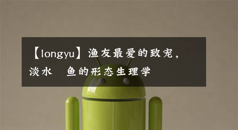 【longyu】漁友最愛的致寵，淡水魟魚的形態(tài)生理學