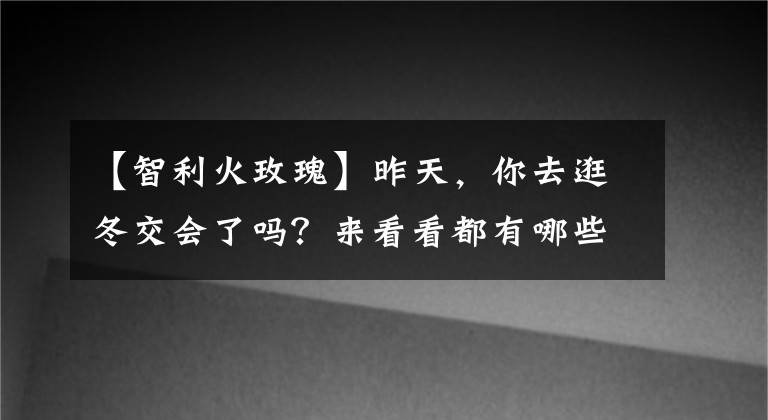 【智利火玫瑰】昨天，你去逛冬交會了嗎？來看看都有哪些新奇事物？