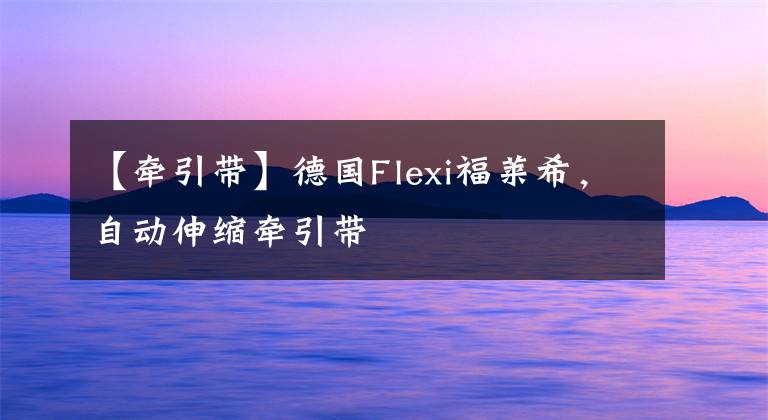 【牽引帶】德國Flexi福萊希，自動伸縮牽引帶