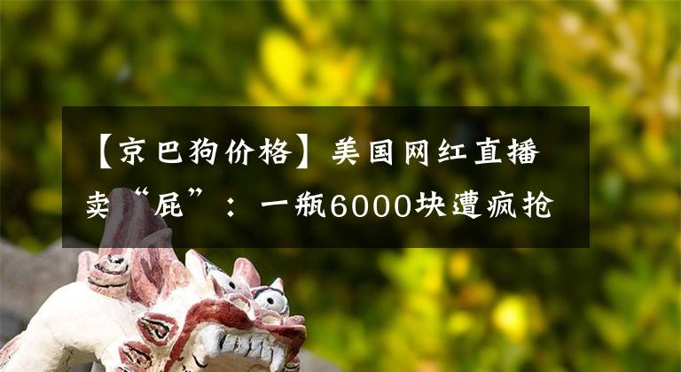 【京巴狗價(jià)格】美國網(wǎng)紅直播賣“屁”：一瓶6000塊遭瘋搶，本人放出腸胃炎……