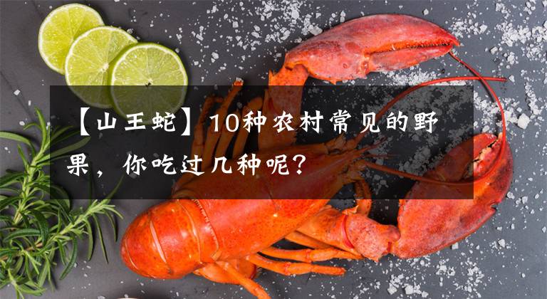 【山王蛇】10種農(nóng)村常見的野果，你吃過幾種呢？