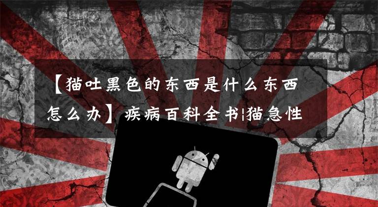 【貓吐黑色的東西是什么東西怎么辦】疾病百科全書|貓急性嘔吐