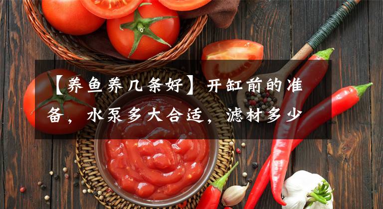 【養(yǎng)魚養(yǎng)幾條好】開缸前的準(zhǔn)備，水泵多大合適，濾材多少才夠，過濾系統(tǒng)你該知道的