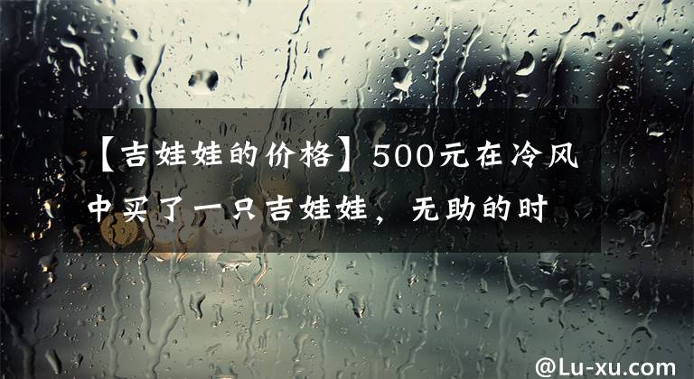 【吉娃娃的價格】500元在冷風中買了一只吉娃娃，無助的時候是它溫暖了我！