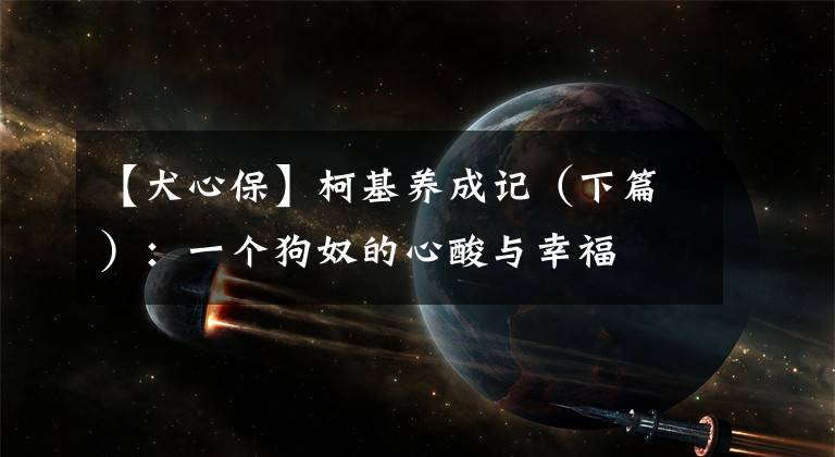 【犬心?！靠禄B(yǎng)成記（下篇）：一個(gè)狗奴的心酸與幸福