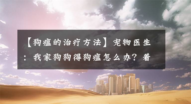 【狗瘟的治療方法】寵物醫(yī)生：我家狗狗得狗瘟怎么辦？著急啊