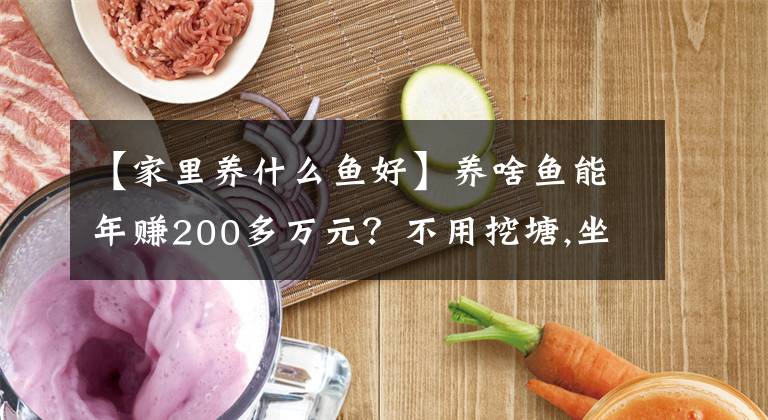 【家里養(yǎng)什么魚好】養(yǎng)啥魚能年賺200多萬元？不用挖塘,坐在屋子里就能養(yǎng),畝產(chǎn)6萬多斤