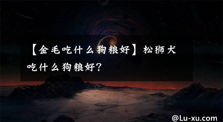 【金毛吃什么狗糧好】松獅犬吃什么狗糧好？