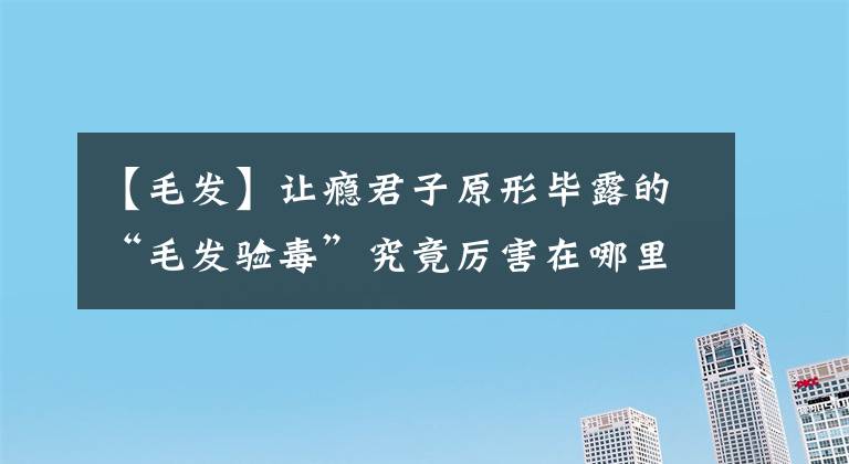 【毛發(fā)】讓癮君子原形畢露的“毛發(fā)驗(yàn)毒”究竟厲害在哪里？