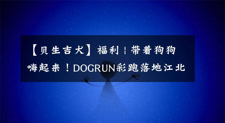 【貝生吉犬】福利 | 帶著狗狗嗨起來！DOGRUN彩跑落地江北，萬(wàn)元“錦鯉”等著你~