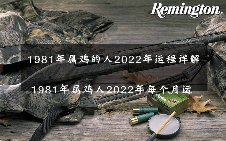 1981年屬雞的人2022年運(yùn)程詳解
 1981年屬雞人2022年每個(gè)月運(yùn)程