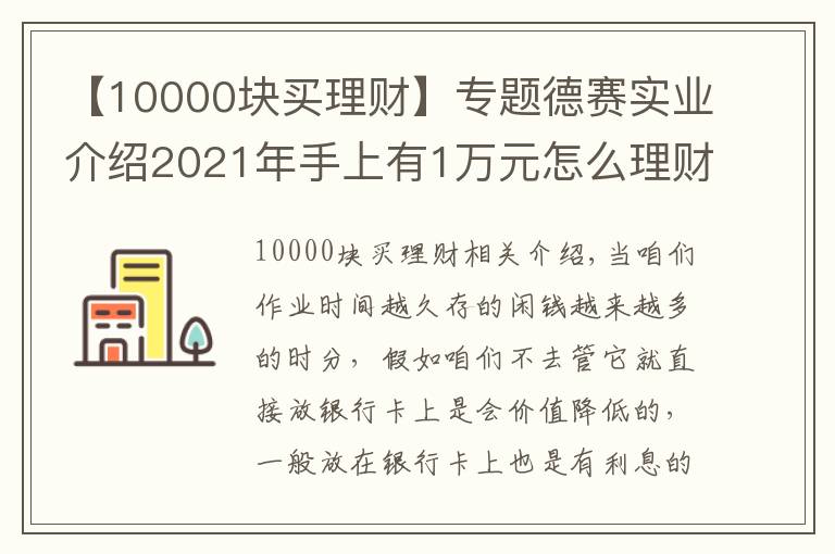 【10000塊買(mǎi)理財(cái)】專題德賽實(shí)業(yè)介紹2021年手上有1萬(wàn)元怎么理財(cái)？