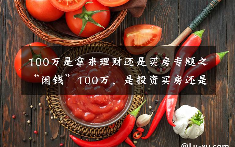 100萬(wàn)是拿來(lái)理財(cái)還是買(mǎi)房專題之“閑錢(qián)”100萬(wàn)，是投資買(mǎi)房還是繼續(xù)存錢(qián)，“答案”來(lái)了