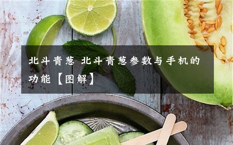 北斗青蔥 北斗青蔥參數與手機的功能【圖解】