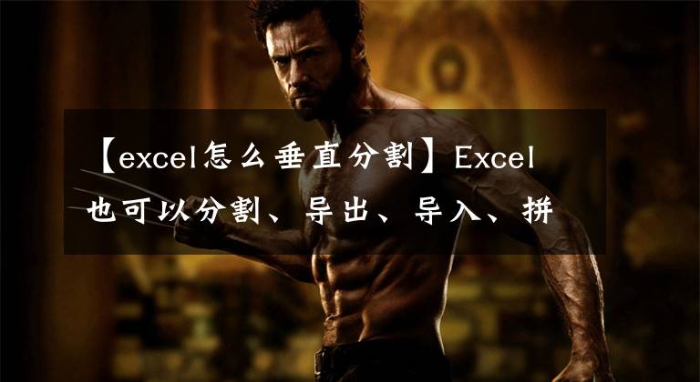 【excel怎么垂直分割】Excel也可以分割、導(dǎo)出、導(dǎo)入、拼接等。你見(jiàn)過(guò)嗎？