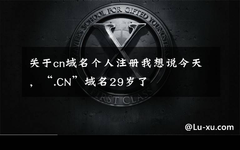 關于cn域名個人注冊我想說今天，“.CN”域名29歲了