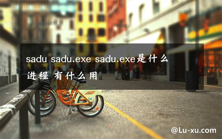 sadu sadu.exe sadu.exe是什么進(jìn)程 有什么用