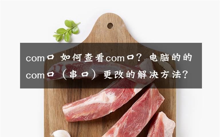 com口 如何查看com口？電腦的的com口（串口）更改的解決方法？