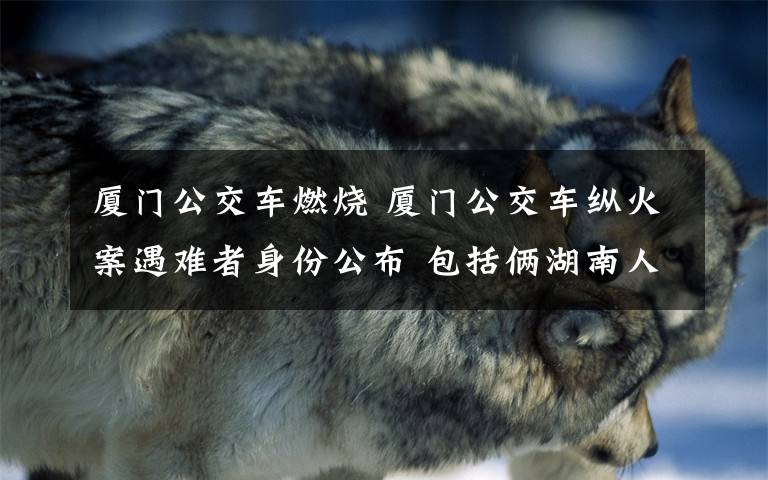 廈門公交車燃燒 廈門公交車縱火案遇難者身份公布 包括倆湖南人