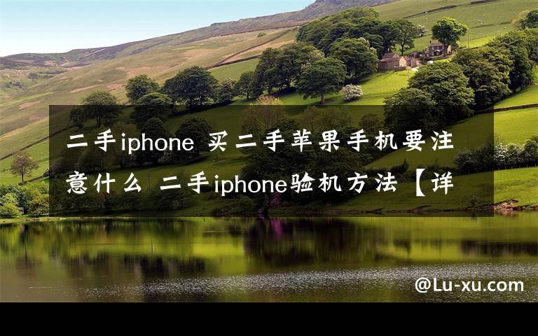 二手iphone 買二手蘋果手機(jī)要注意什么 二手iphone驗機(jī)方法【詳解】